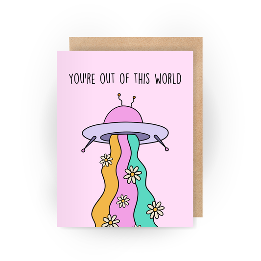 "Out of This World" Funny Valentine's Card