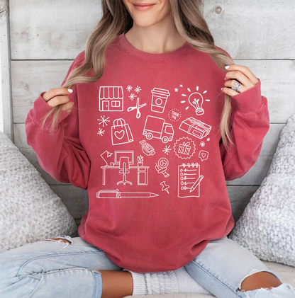 Doodle Small Business Sweatshirt