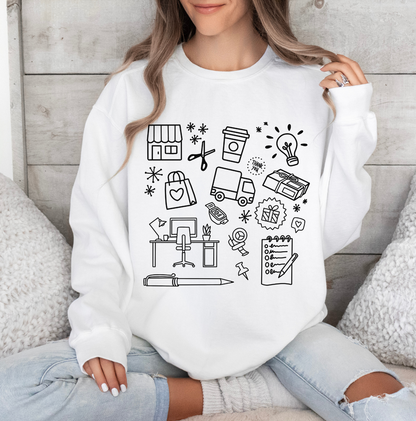 Doodle Small Business Sweatshirt