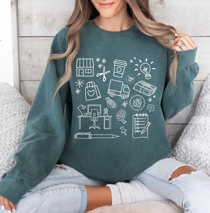 Doodle Small Business Sweatshirt