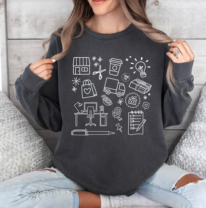 Doodle Small Business Sweatshirt