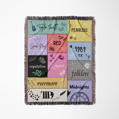 Eras Taylor Swift Throw Blanket – Sweet Harmony Eras Taylor Swift Throw Blanket – Sweet Harmony
