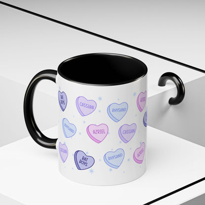 Bat Boys Candy Hearts Coffee Mug