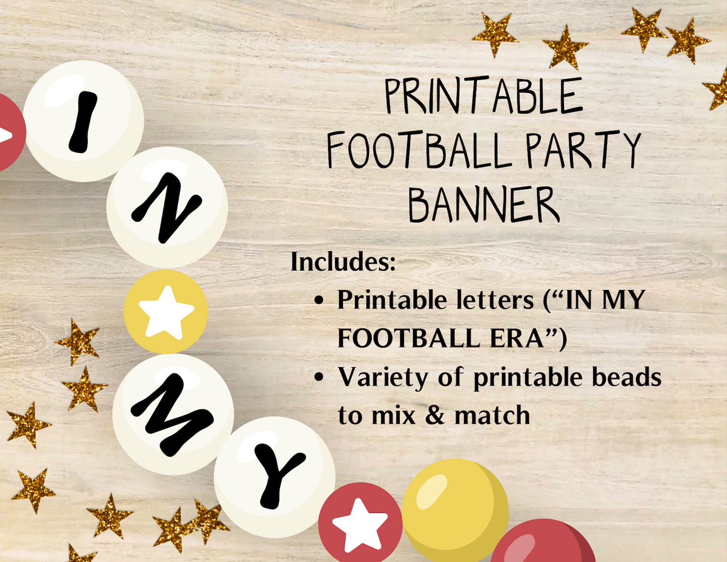 printable super bowl party banner