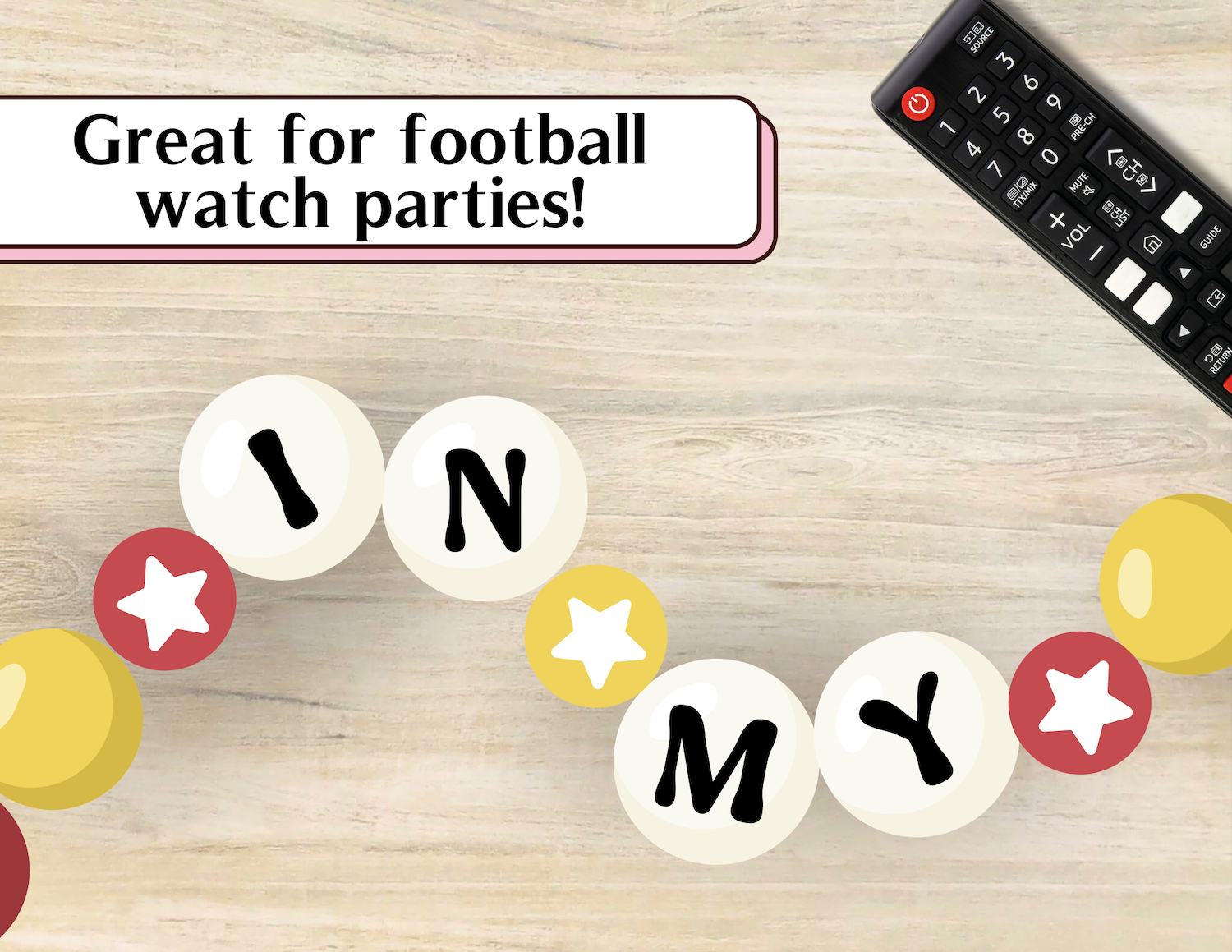 printable super bowl party decor