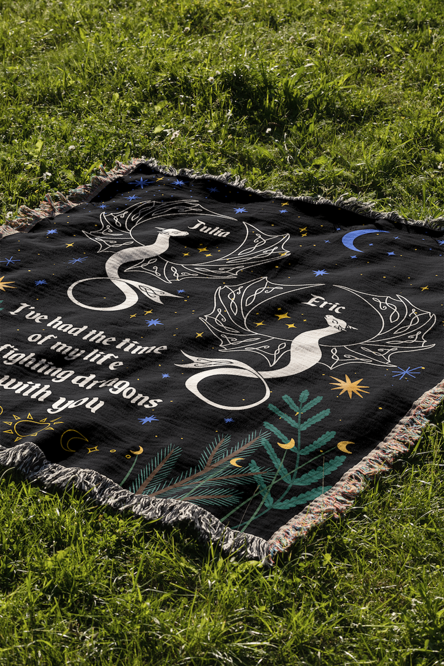 personalized fourth wing blanket