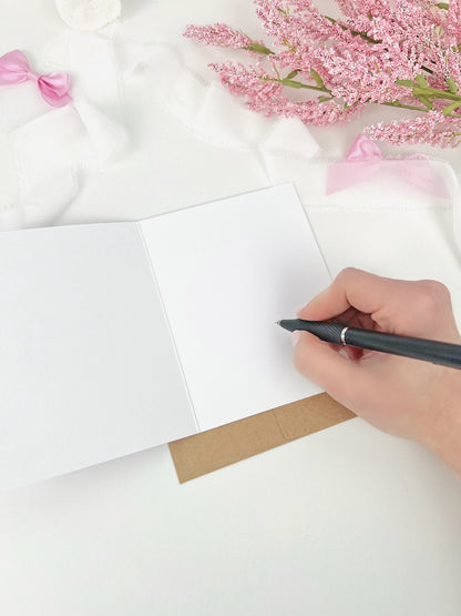 Whimsical Bridesmaid Proposal Card/ Coquette cute card / bridesmaid MOH gift