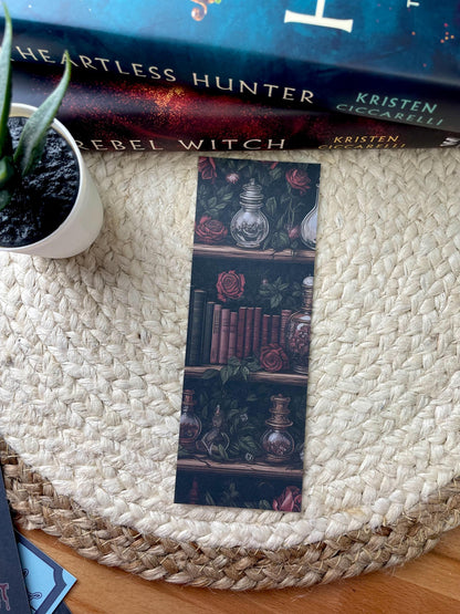 Fantasy Bookmarks Set, Crimson Witchy Gift, Book Lover Gift, Gift, Bookish Gift, bookmark set, gift for reader
