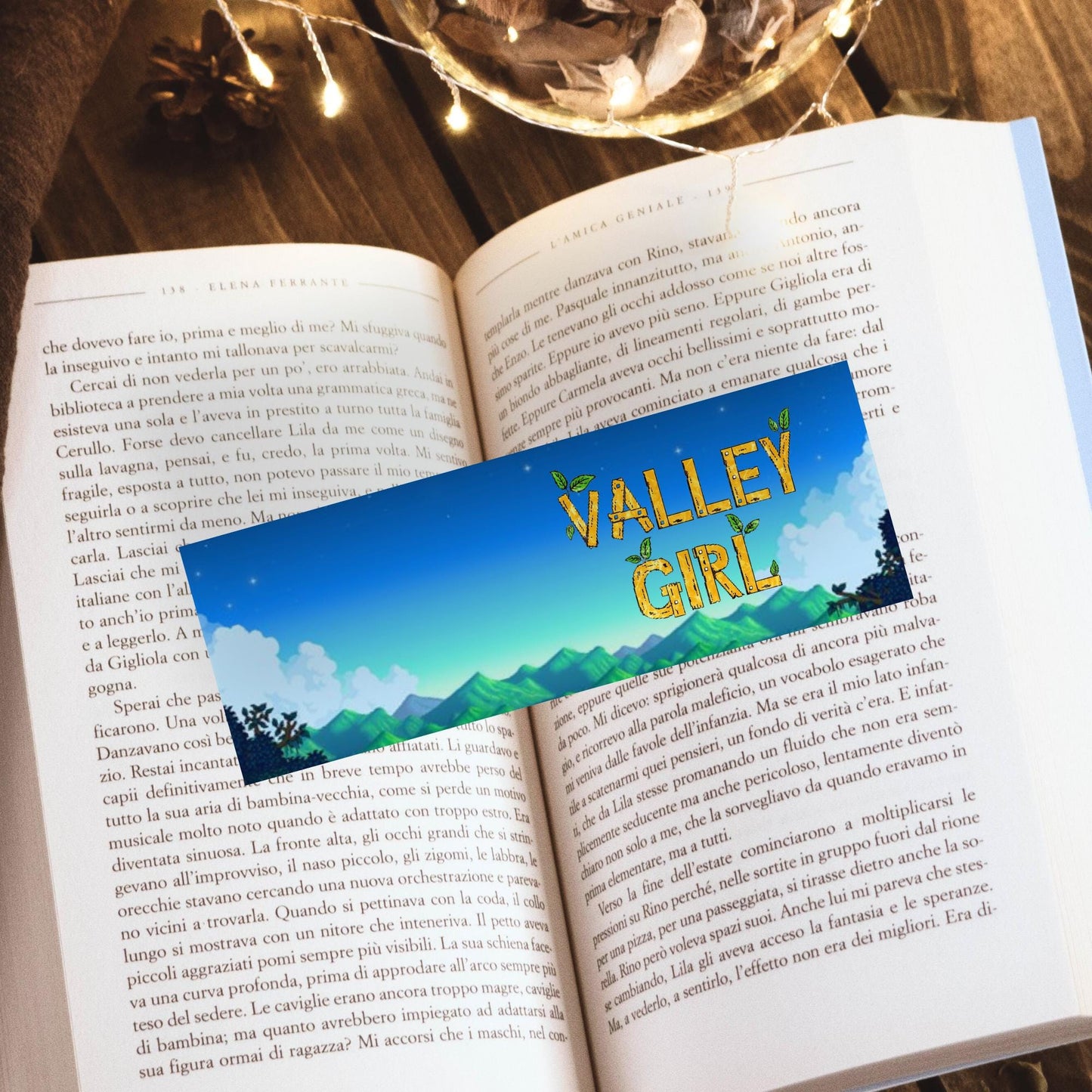Valley Video Game birthday Card / card for / bookmark gift set / book lover