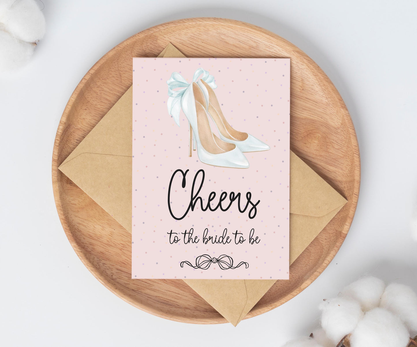 Bride to Be Card | Bridal Shower Greeting Card | Wedding Congratulations Card | Engagement Card for Her | Classy Bride Gift