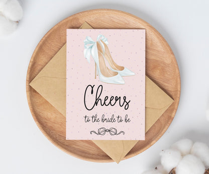 Bride to Be Card | Bridal Shower Greeting Card | Wedding Congratulations Card | Engagement Card for Her | Classy Bride Gift