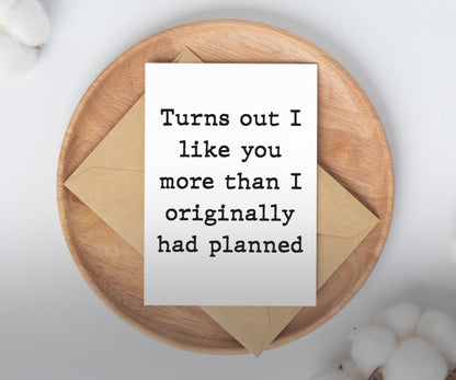 Funny Anniversary Card / for husband or wife / spouse vday card / girlfriend boyfriend card / valentine's card