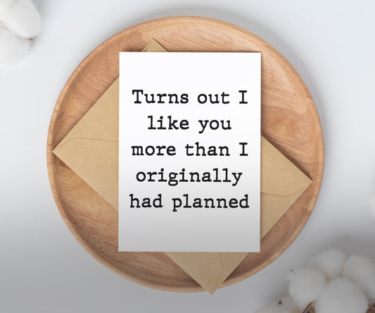 Funny Anniversary Card / for husband or wife / spouse vday card / girlfriend boyfriend card / valentine's card