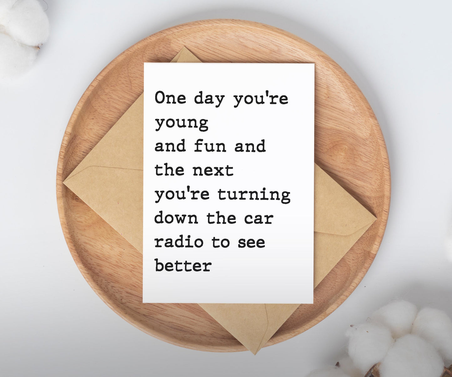 Funny Getting Older Birthday Card / for husband or wife / spouse vday card / girlfriend boyfriend card / Valentine's Day card / birthday