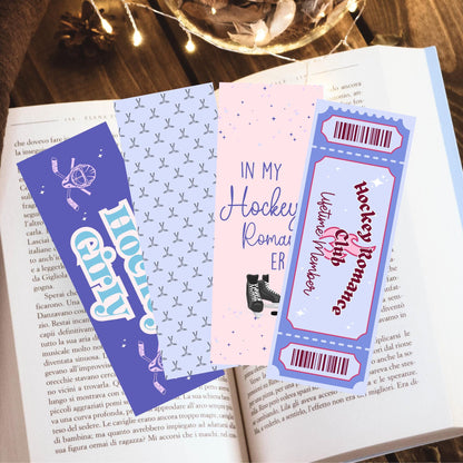 Hockey Romance Bookmarks Set, Book Lover Gift, Gift, Bookish Gift, bookmark set, gift for reader