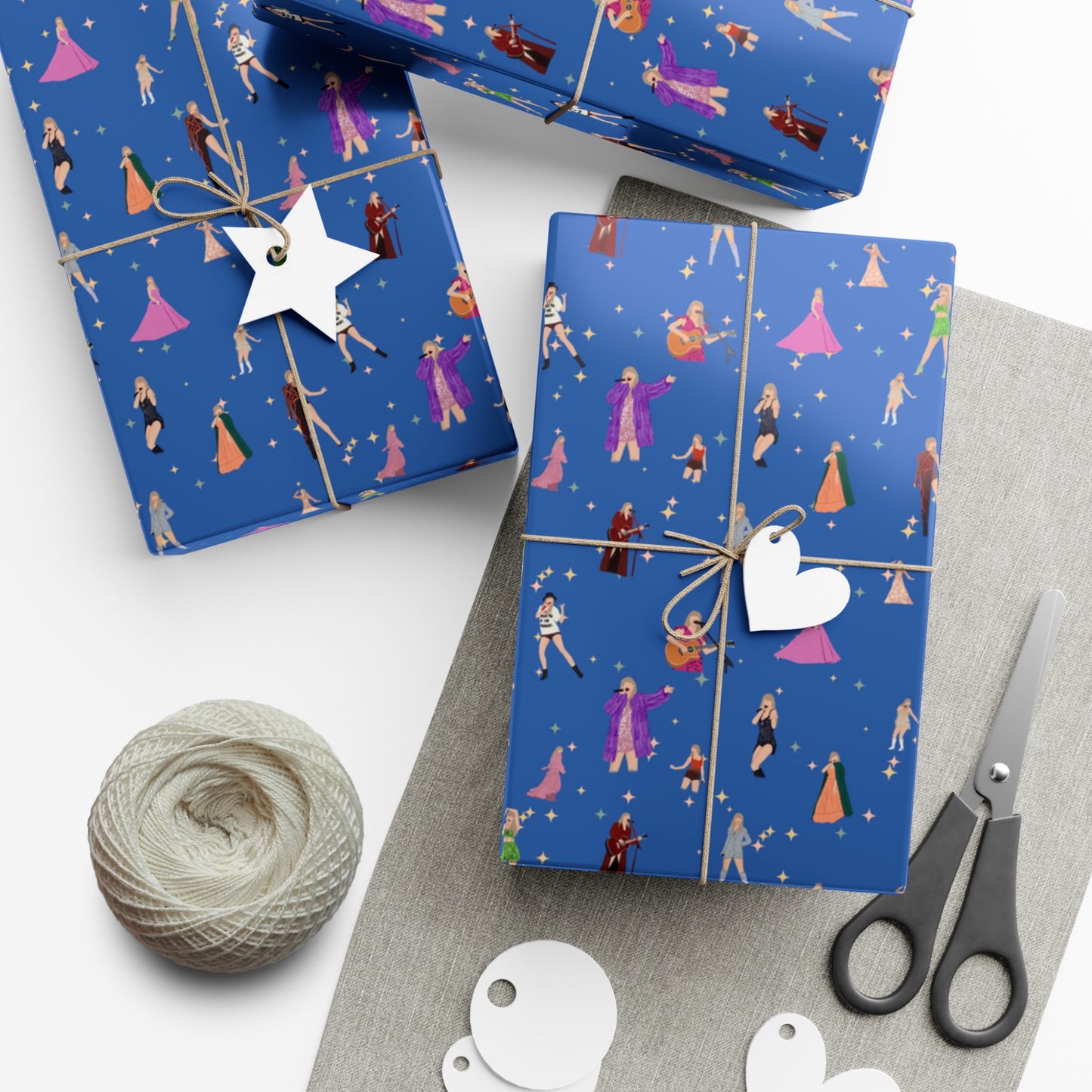 Eras Outfits Wrapping Paper (Blue)