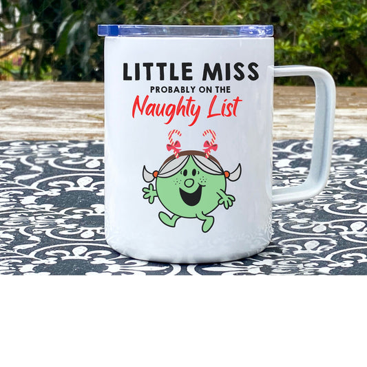Little Miss Naughty List Tumbler Coffee Mug