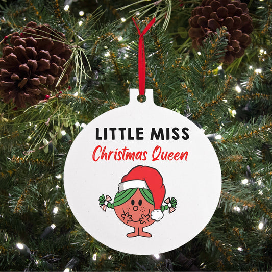 Little Miss Christmas Queen Ornament